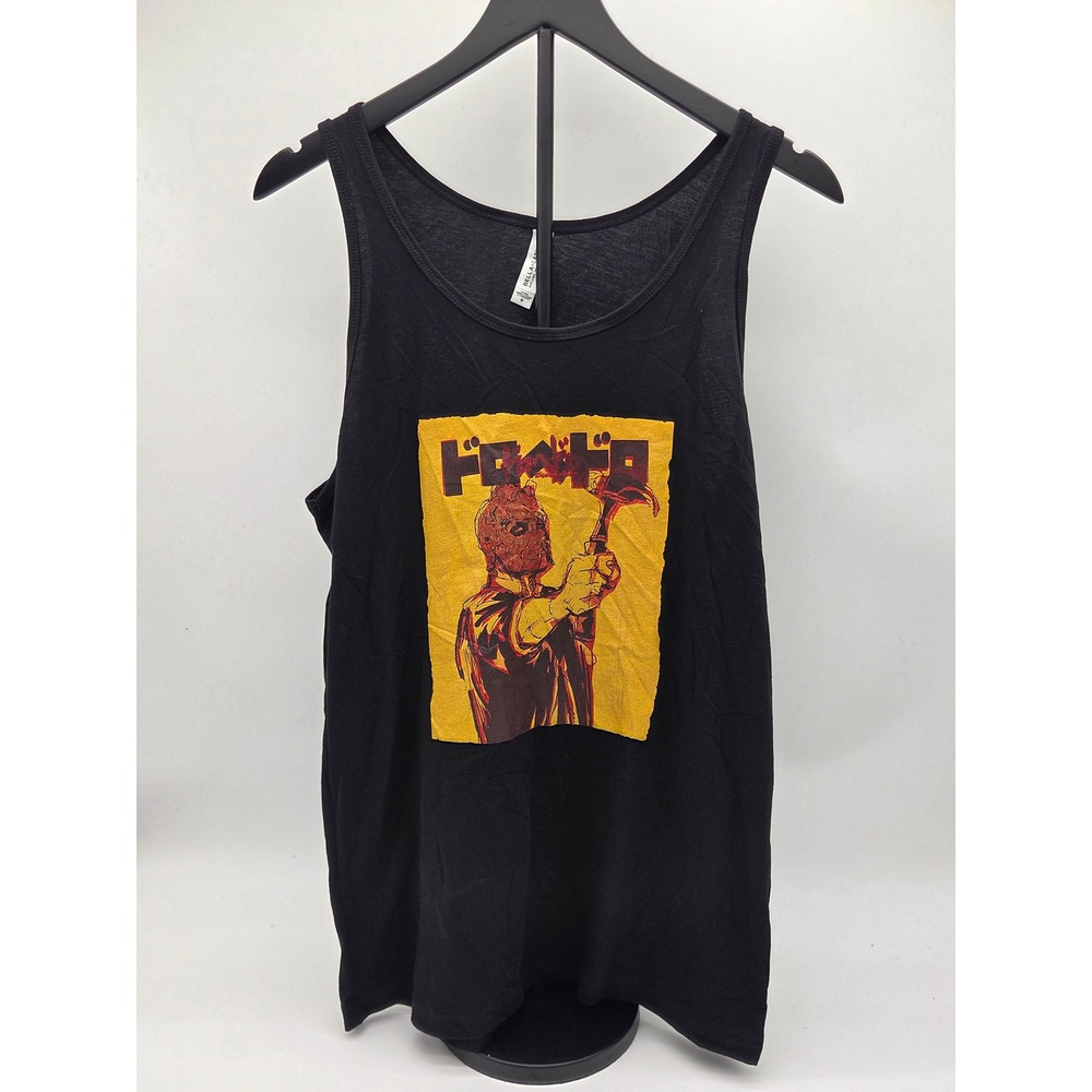 Bella + Canvas Black Graphic Tank Top Size M 100% Cotton Sleeveless